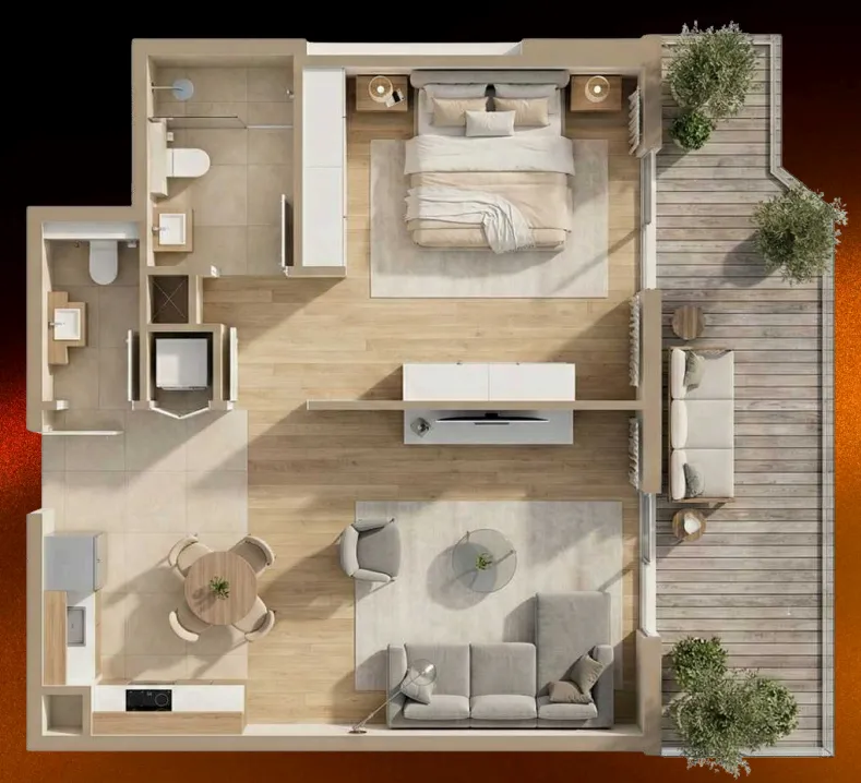 Deniz Properties 09 Life Residences floor plan