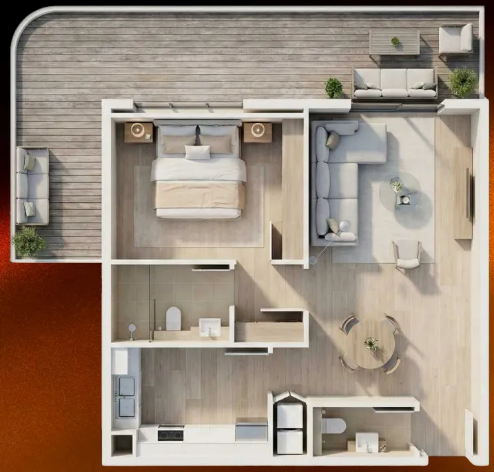 Deniz Properties 09 Life Residences floor plan