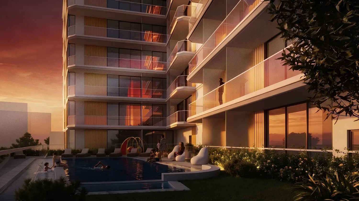 Exterior at 09 Life Residences in Dubai Land Residence Complex Dubai