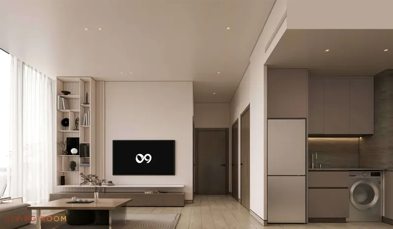 Interior at 09 Life Residences in Dubai Land Residence Complex Dubai