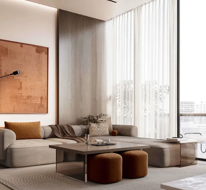 Interior at 09 Life Residences in Dubai Land Residence Complex Dubai