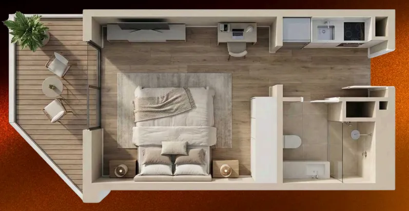 Deniz Properties 09 Life Residences floor plan