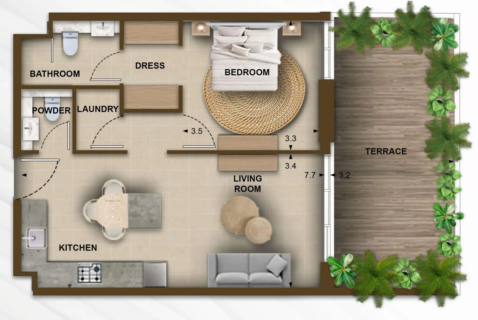 Kamdar Developments 105 Residences by Kamdar floor plan