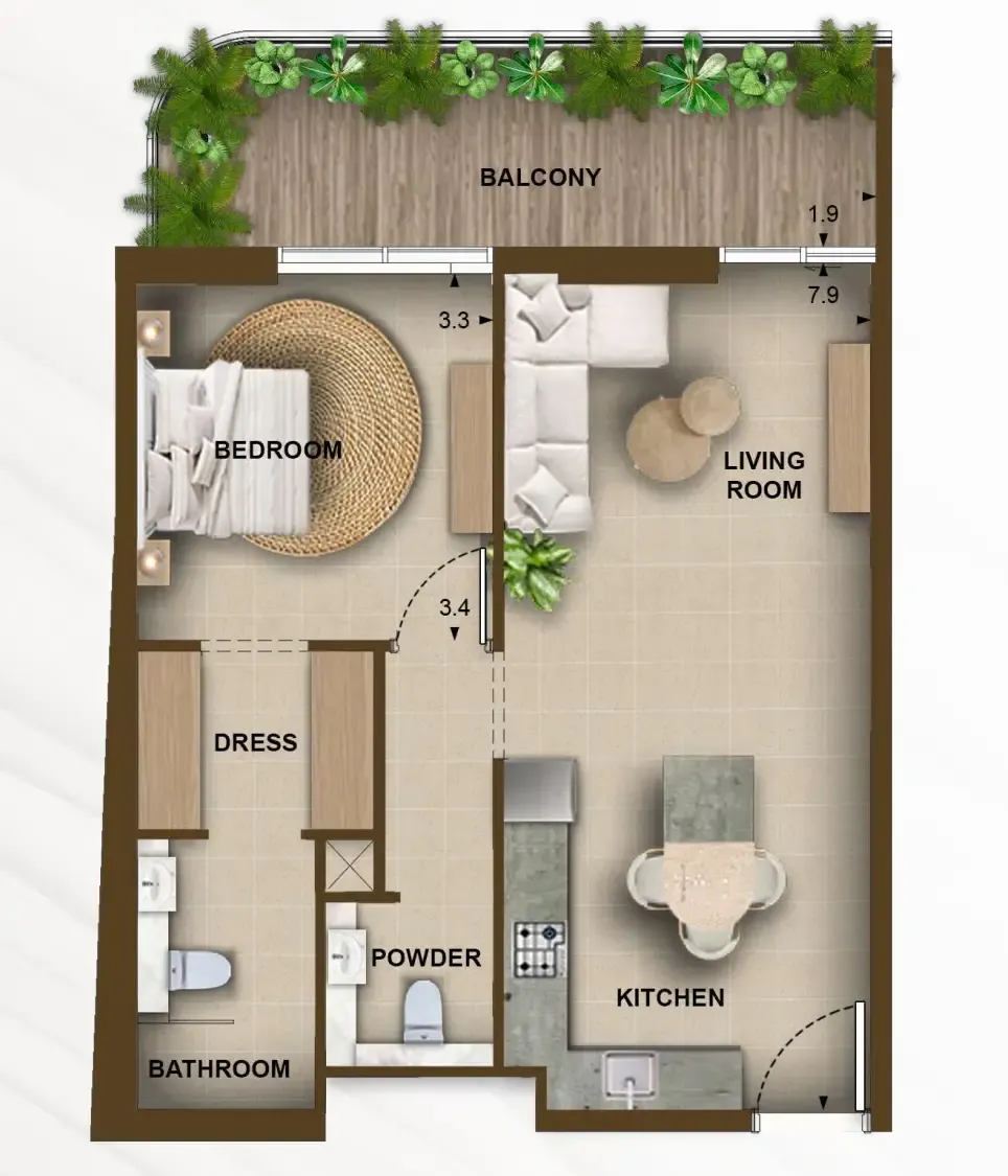 Kamdar Developments 105 Residences by Kamdar floor plan