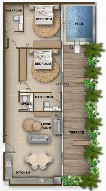 Kamdar Developments 105 Residences by Kamdar floor plan