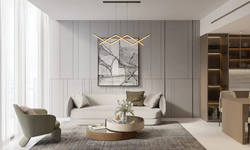 Interior at 105 Residences by Kamdar in JVC (Jumeirah Village Circle) Dubai