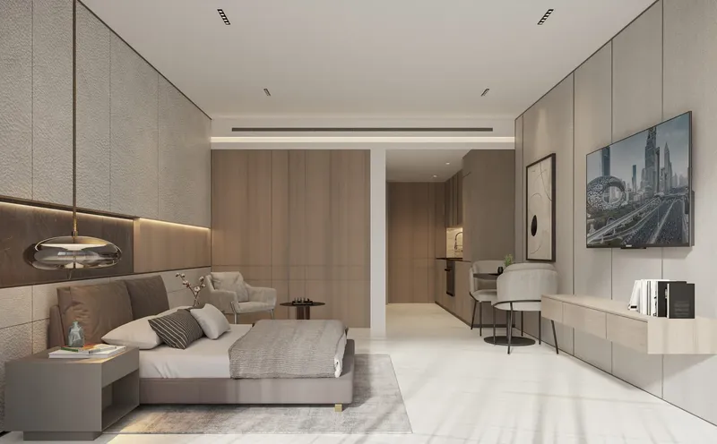 Interior at 105 Residences by Kamdar in JVC (Jumeirah Village Circle) Dubai