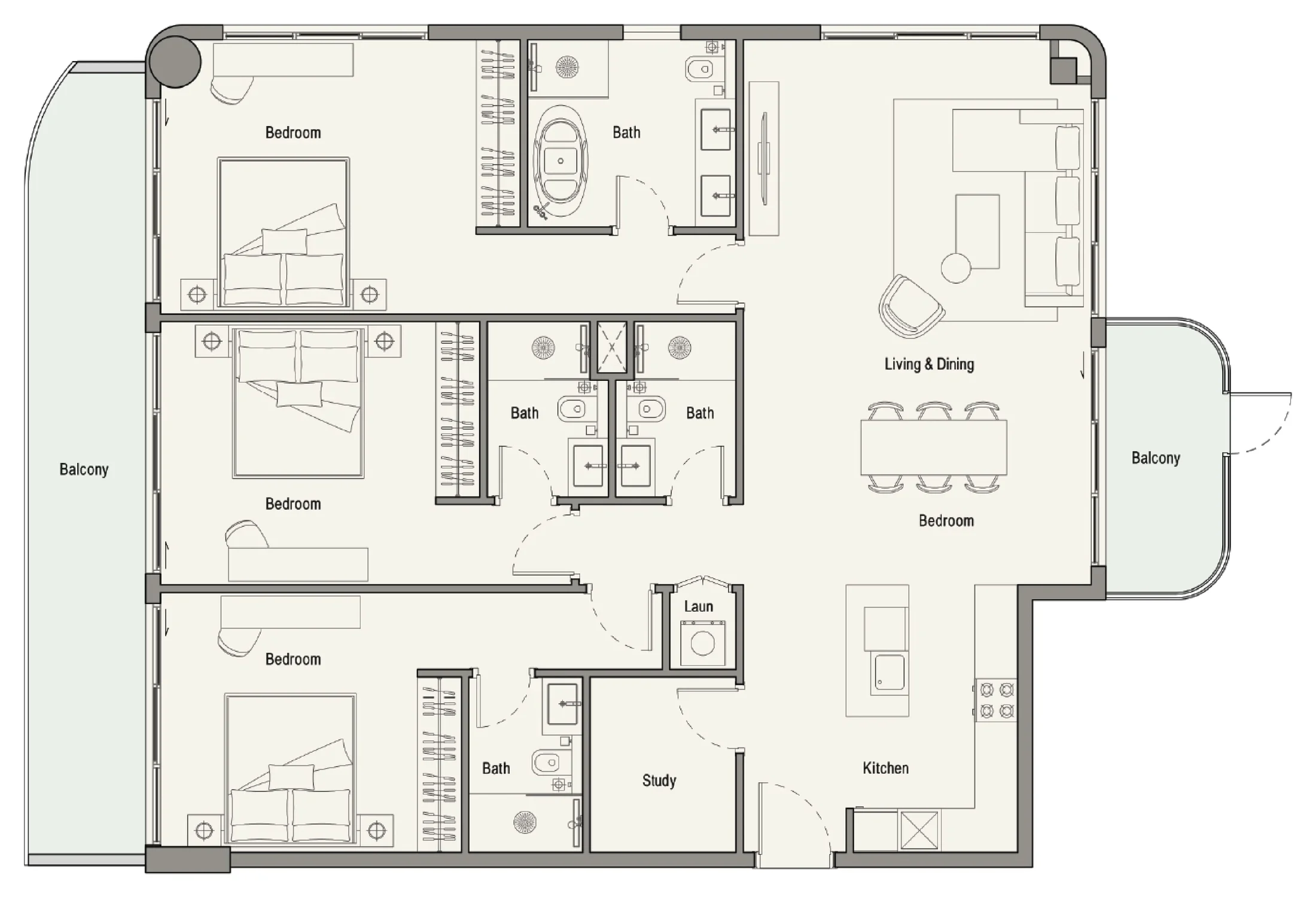 Iman Developers 113 Residences by Iman floor plan