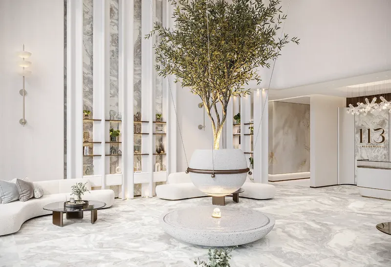 Lobby at 113 Residences by Iman in Al Sufouh Dubai