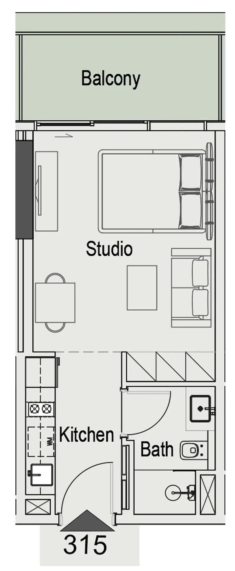 Iman Developers 15 Cascade Featured by Versace Ceramics floor plan