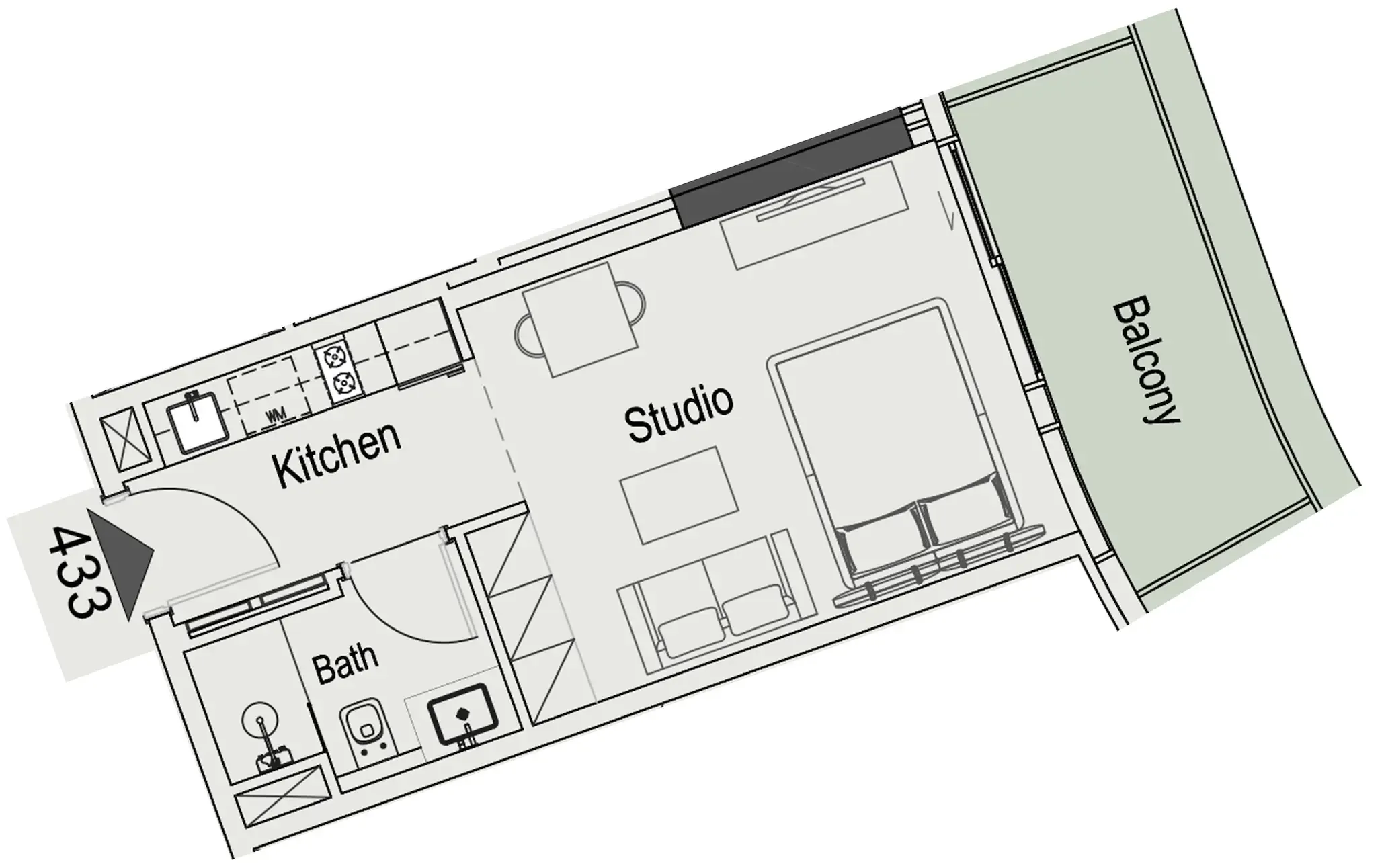 Iman Developers 15 Cascade Featured by Versace Ceramics floor plan