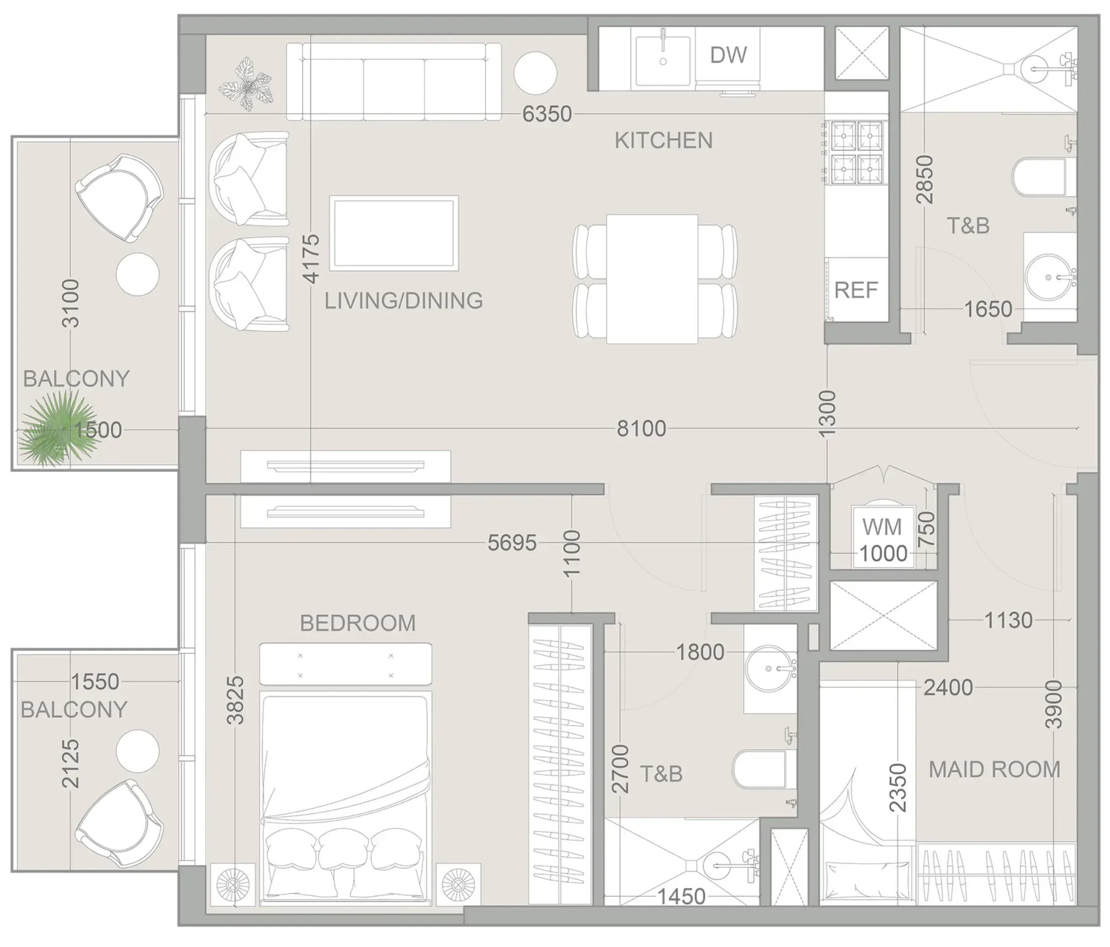 Object 1 1WOOD Residence 2 floor plan