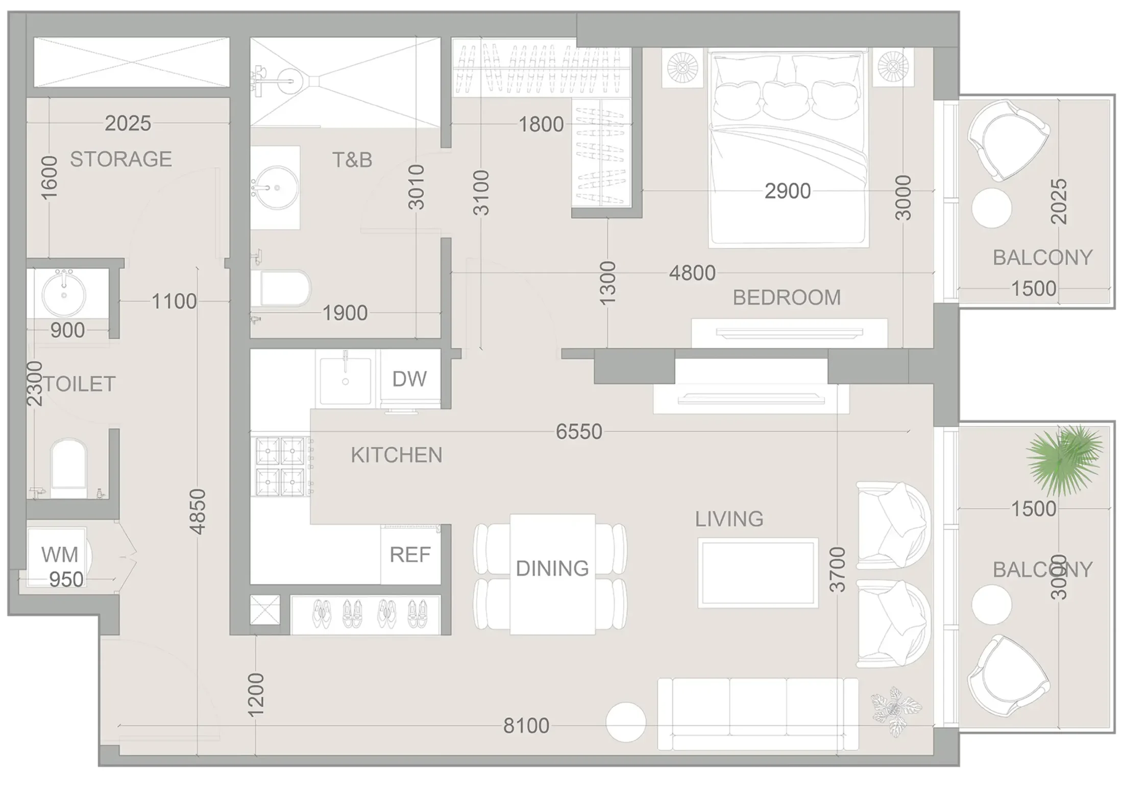 Object 1 1WOOD Residence 2 floor plan