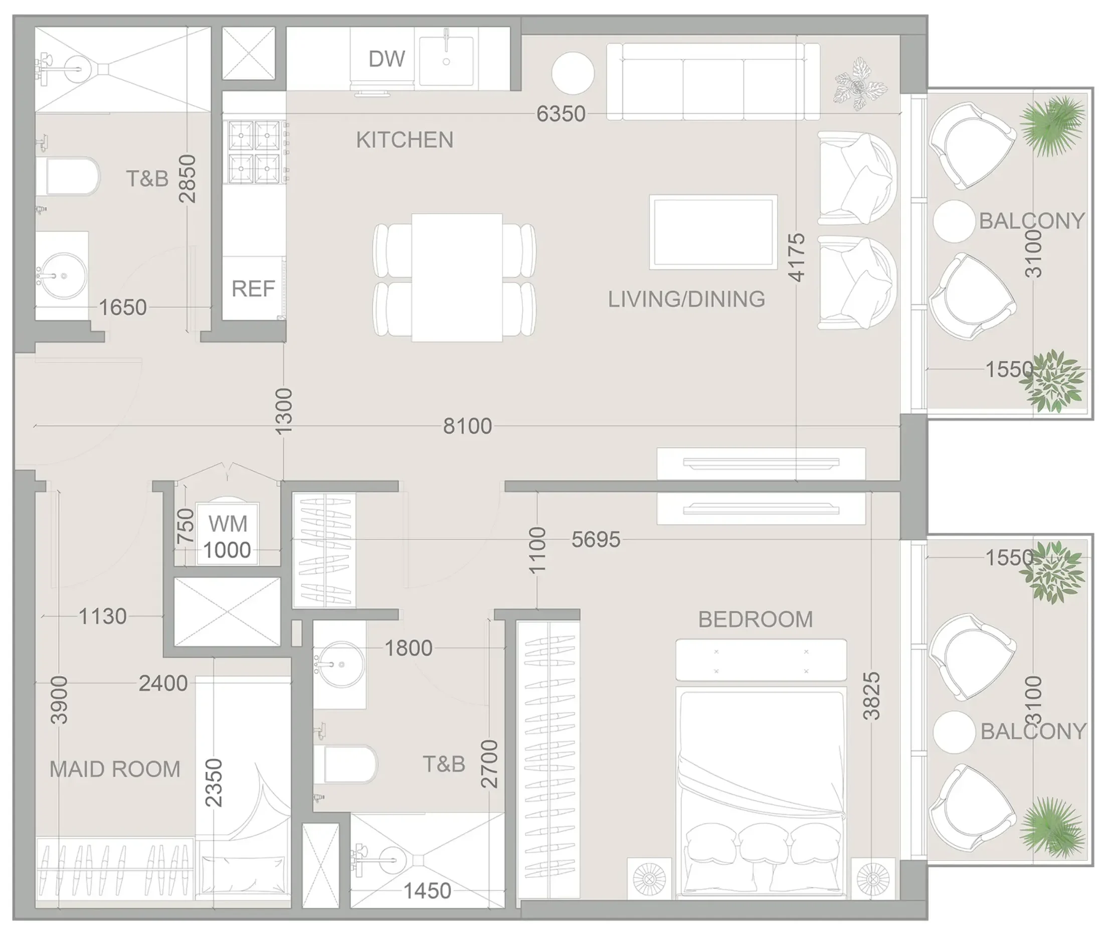 Object 1 1WOOD Residence 2 floor plan