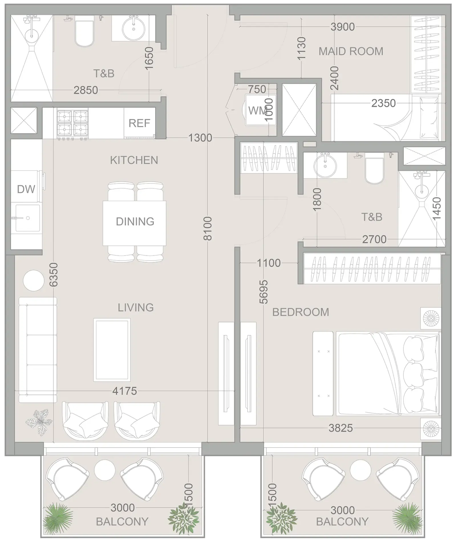 Object 1 1WOOD Residence 2 floor plan