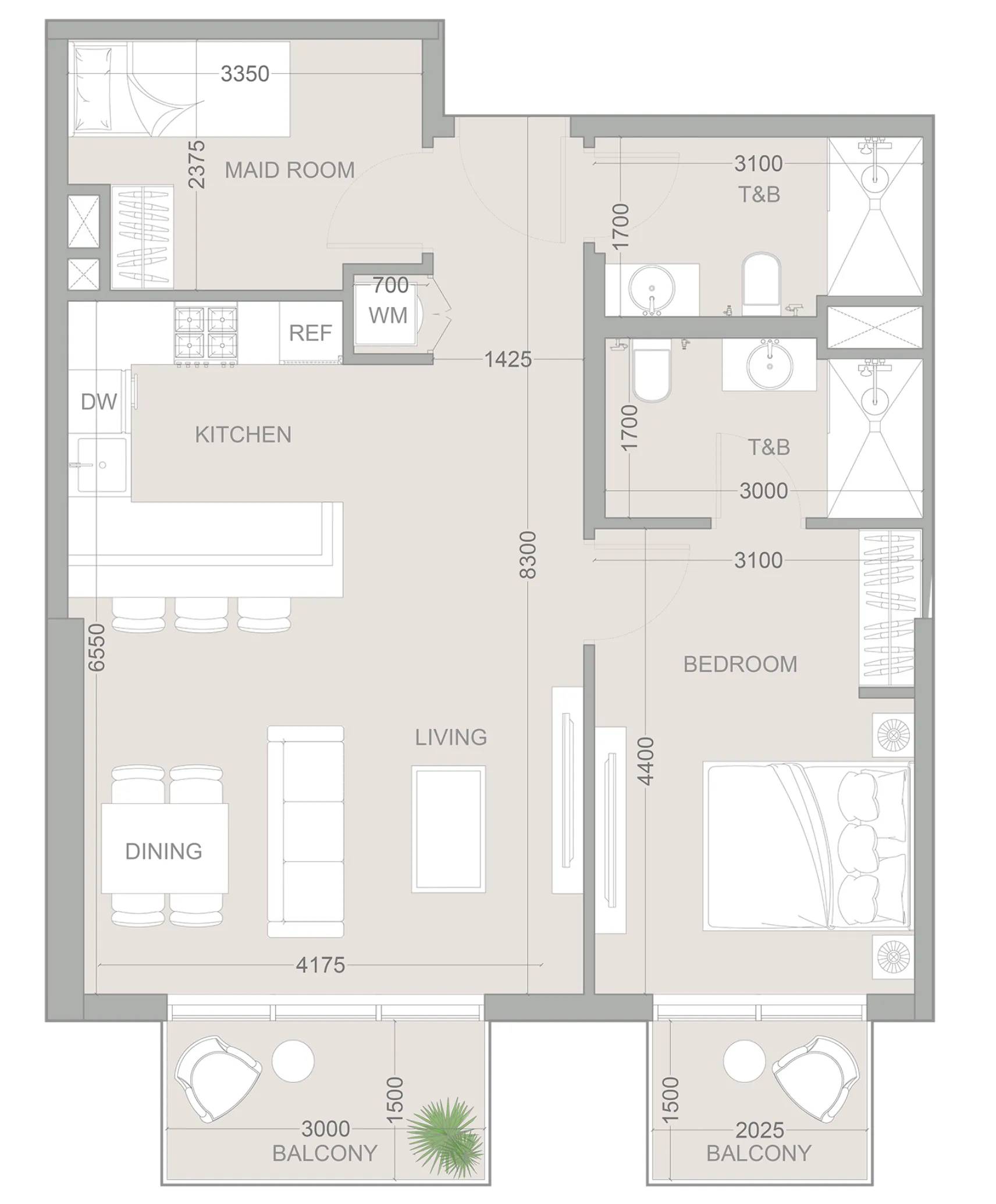 Object 1 1WOOD Residence 2 floor plan