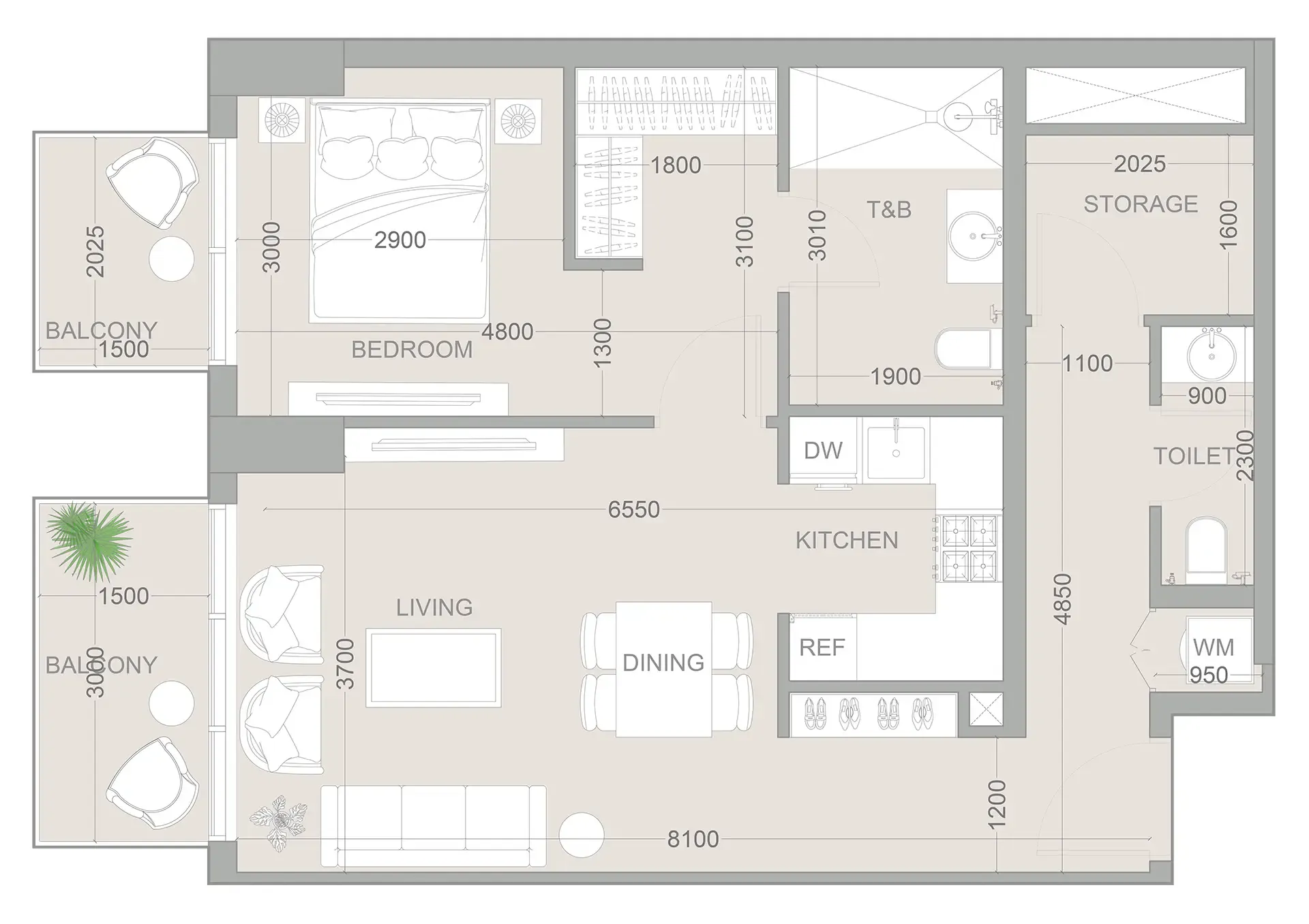Object 1 1WOOD Residence 2 floor plan
