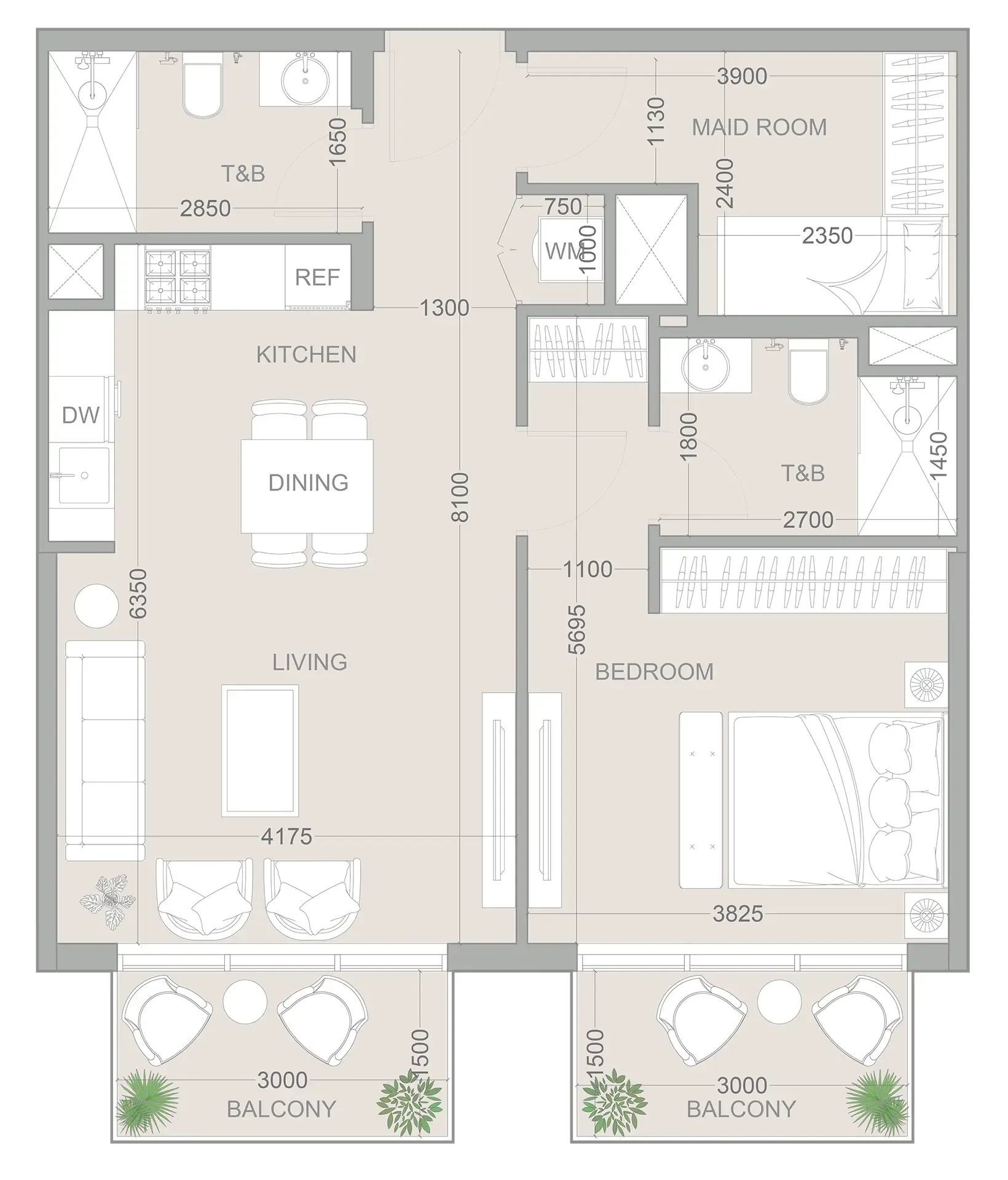 Object 1 1WOOD Residence 2 floor plan