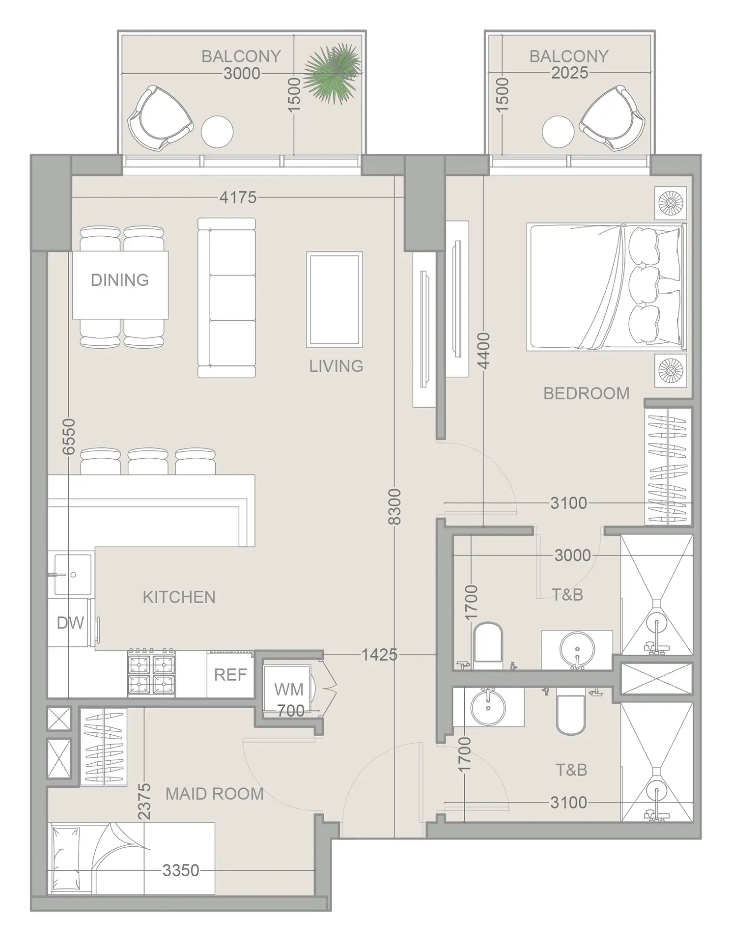 Object 1 1WOOD Residence 2 floor plan