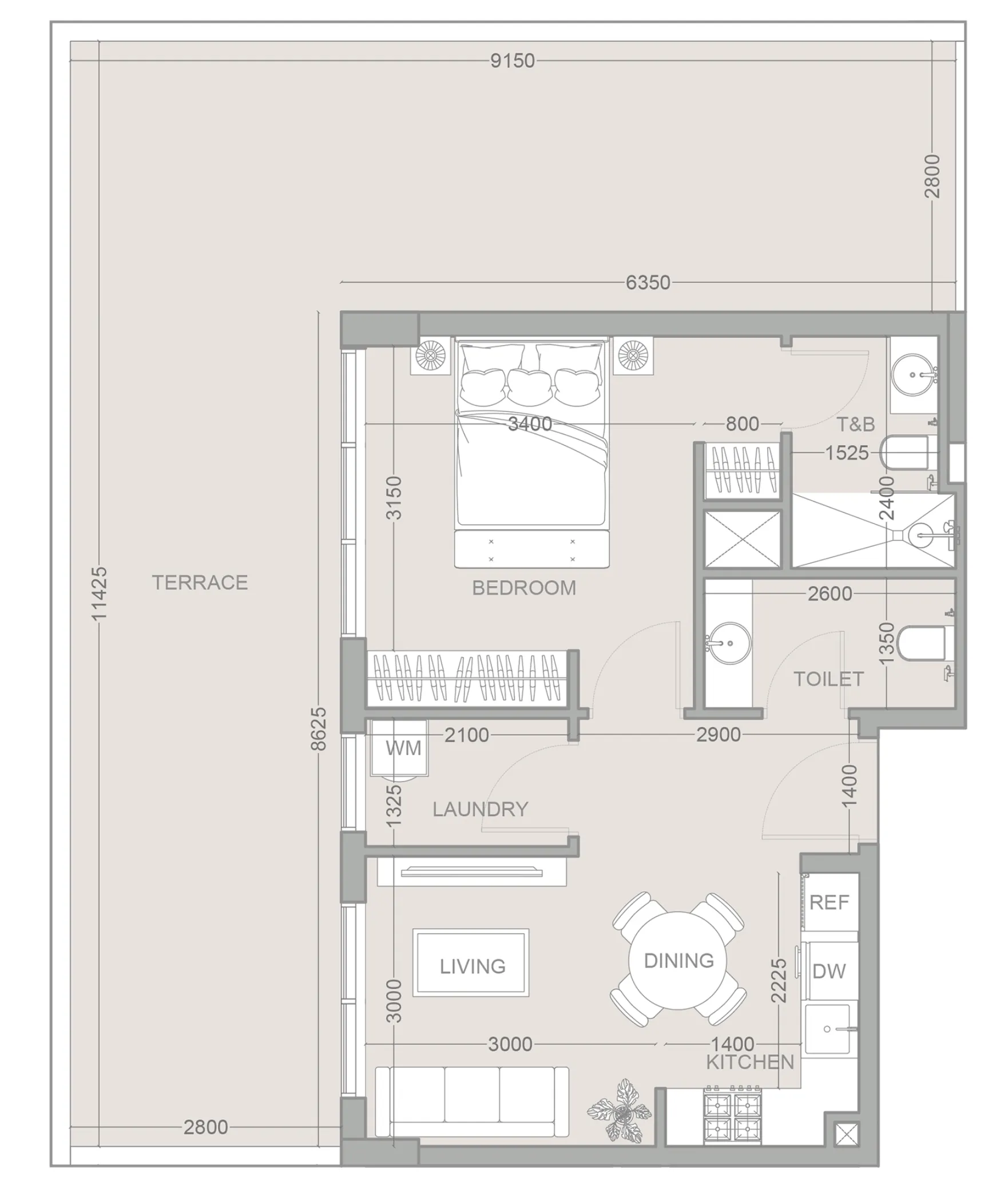 Object 1 1WOOD Residence 2 floor plan