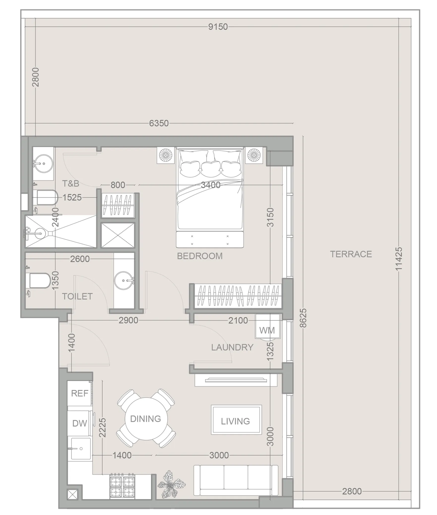 Object 1 1WOOD Residence 2 floor plan