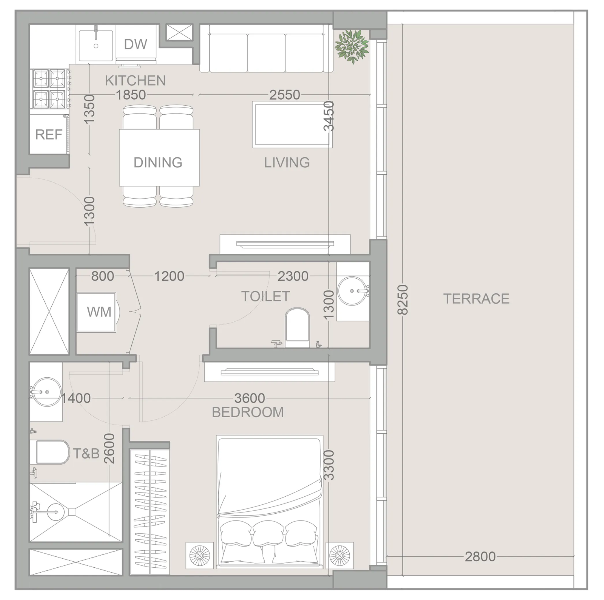 Object 1 1WOOD Residence 2 floor plan