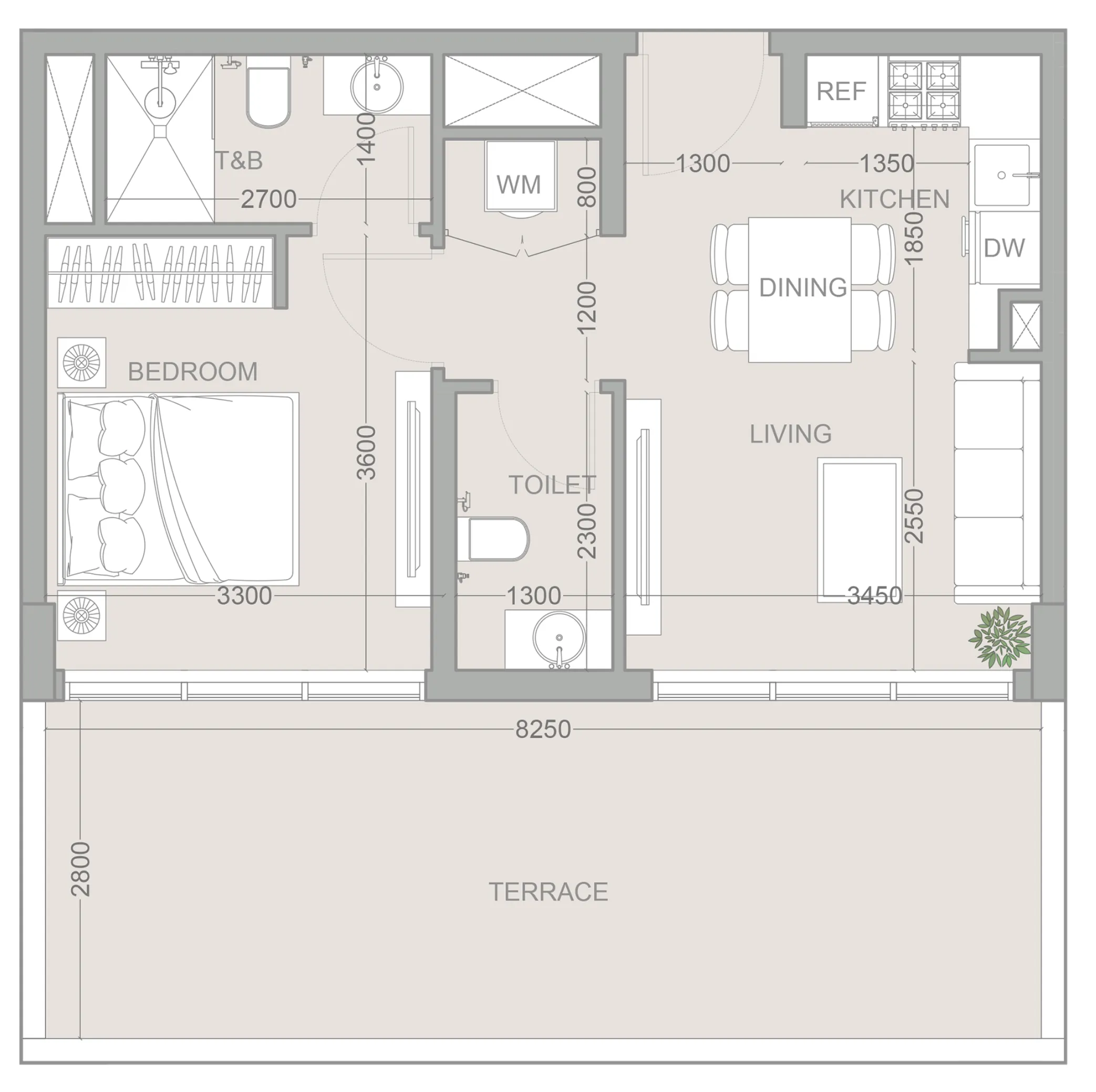 Object 1 1WOOD Residence 2 floor plan