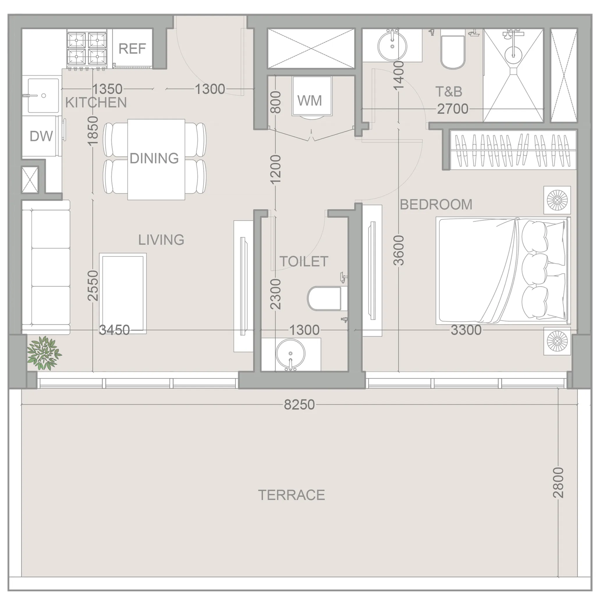 Object 1 1WOOD Residence 2 floor plan