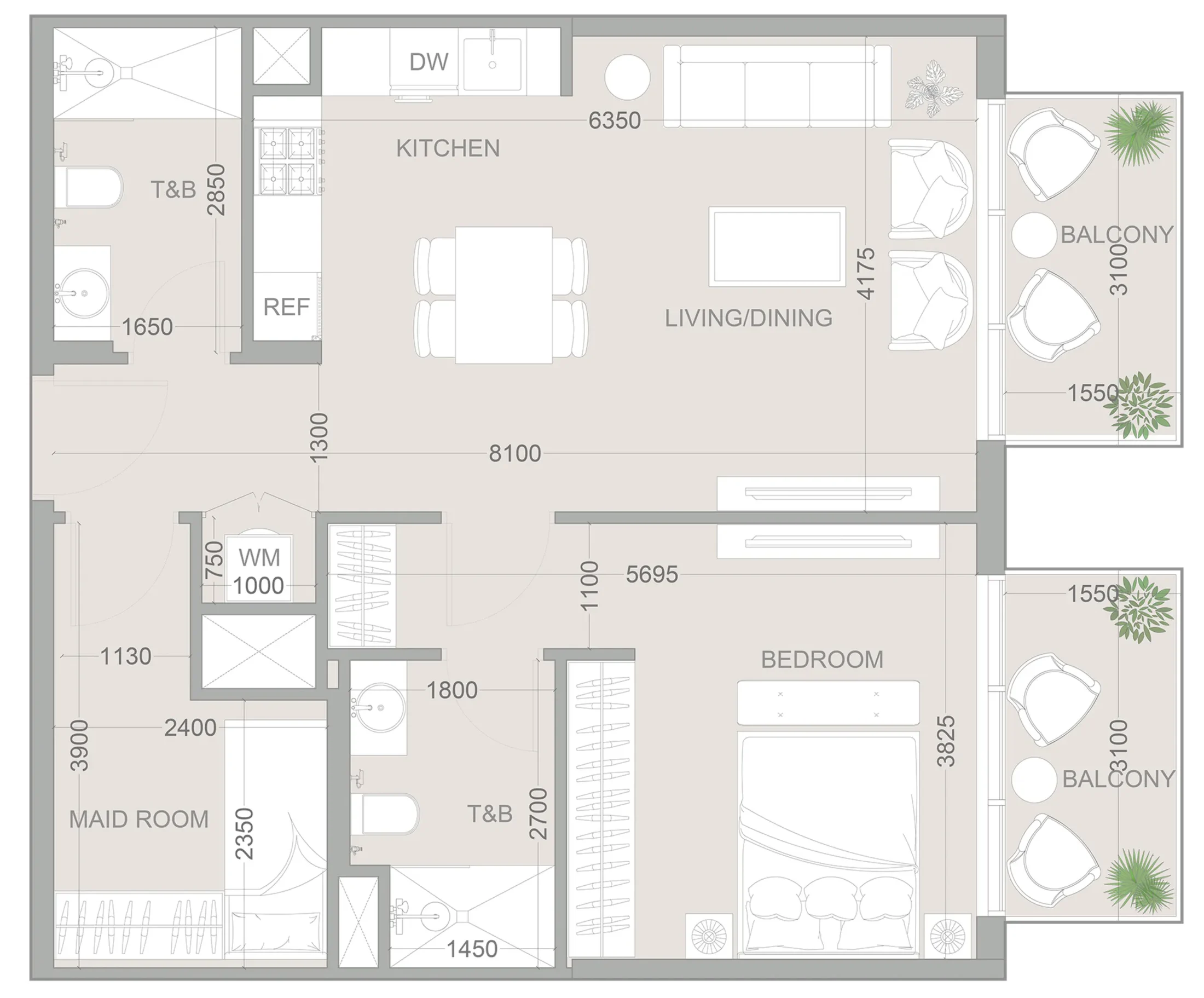 Object 1 1WOOD Residence 2 floor plan