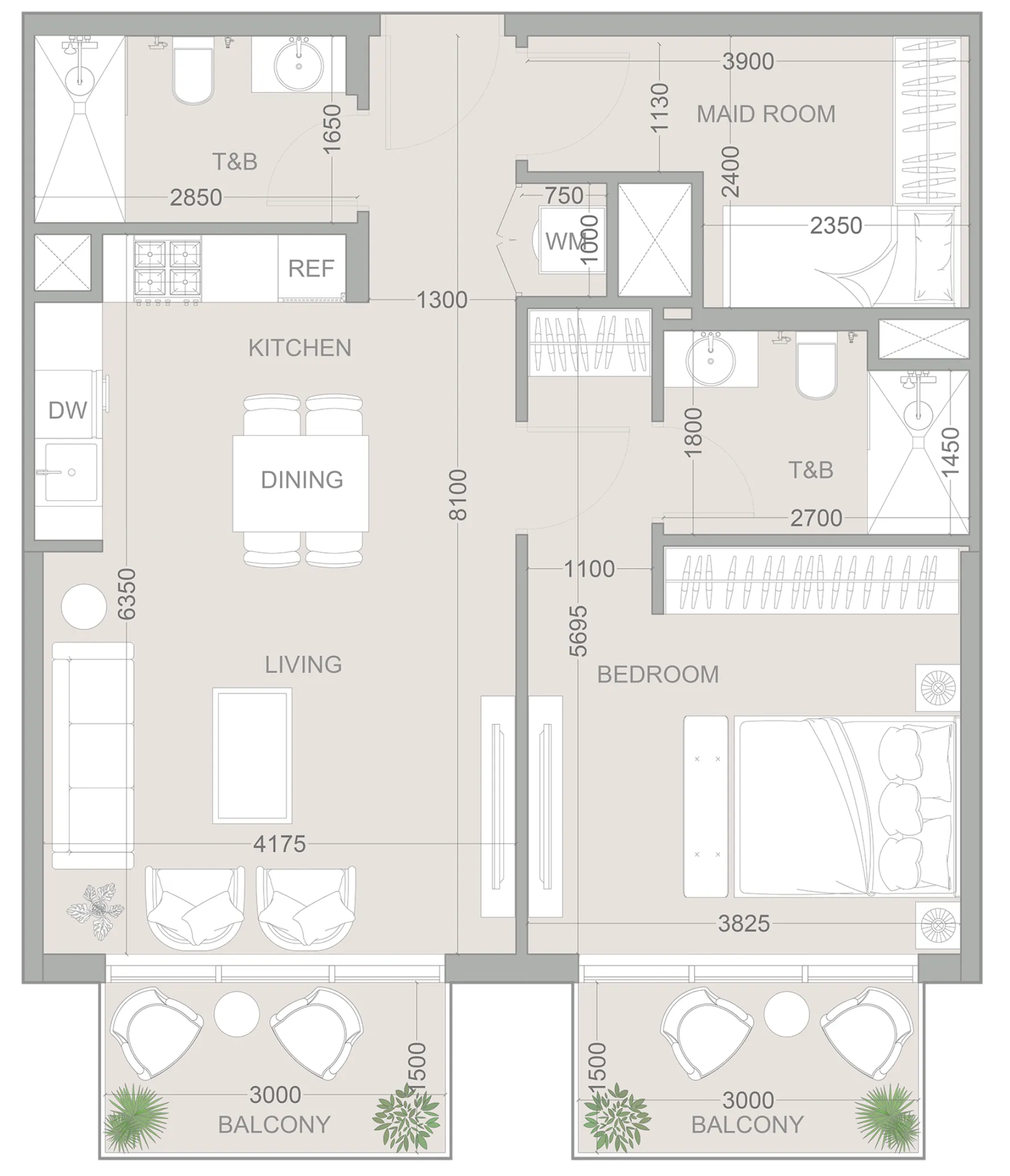 Object 1 1WOOD Residence 2 floor plan