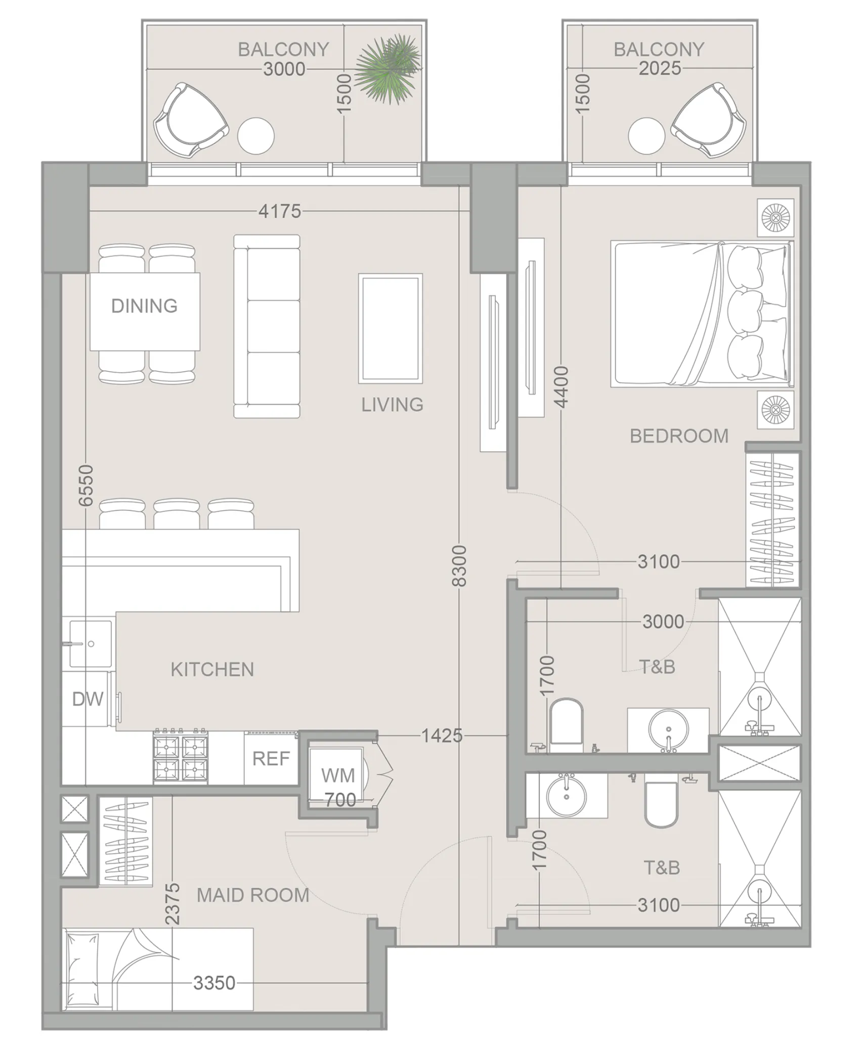 Object 1 1WOOD Residence 2 floor plan