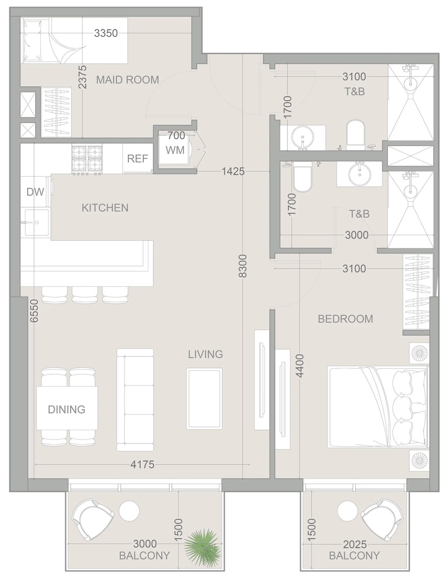 Object 1 1WOOD Residence 2 floor plan