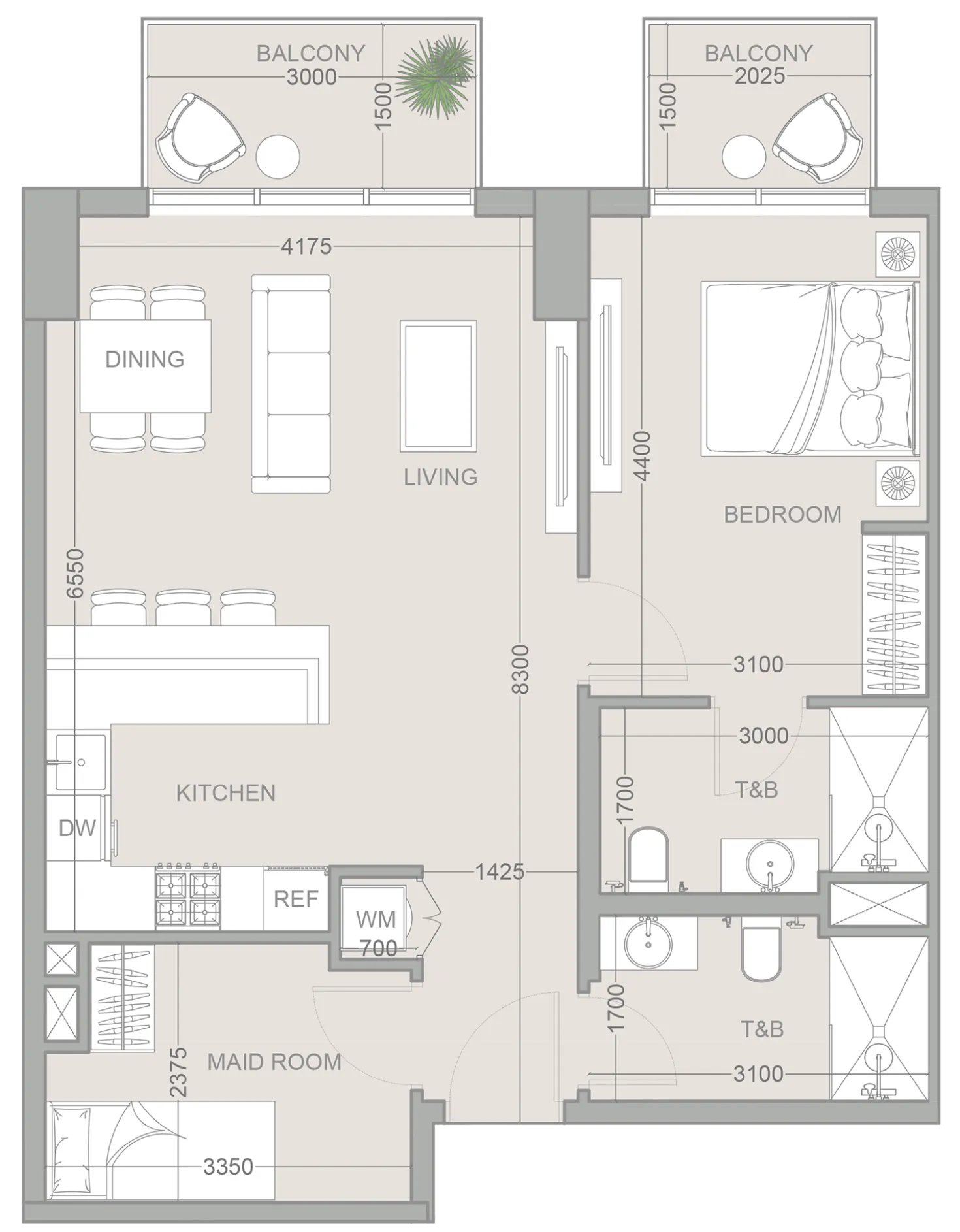 Object 1 1WOOD Residence 2 floor plan