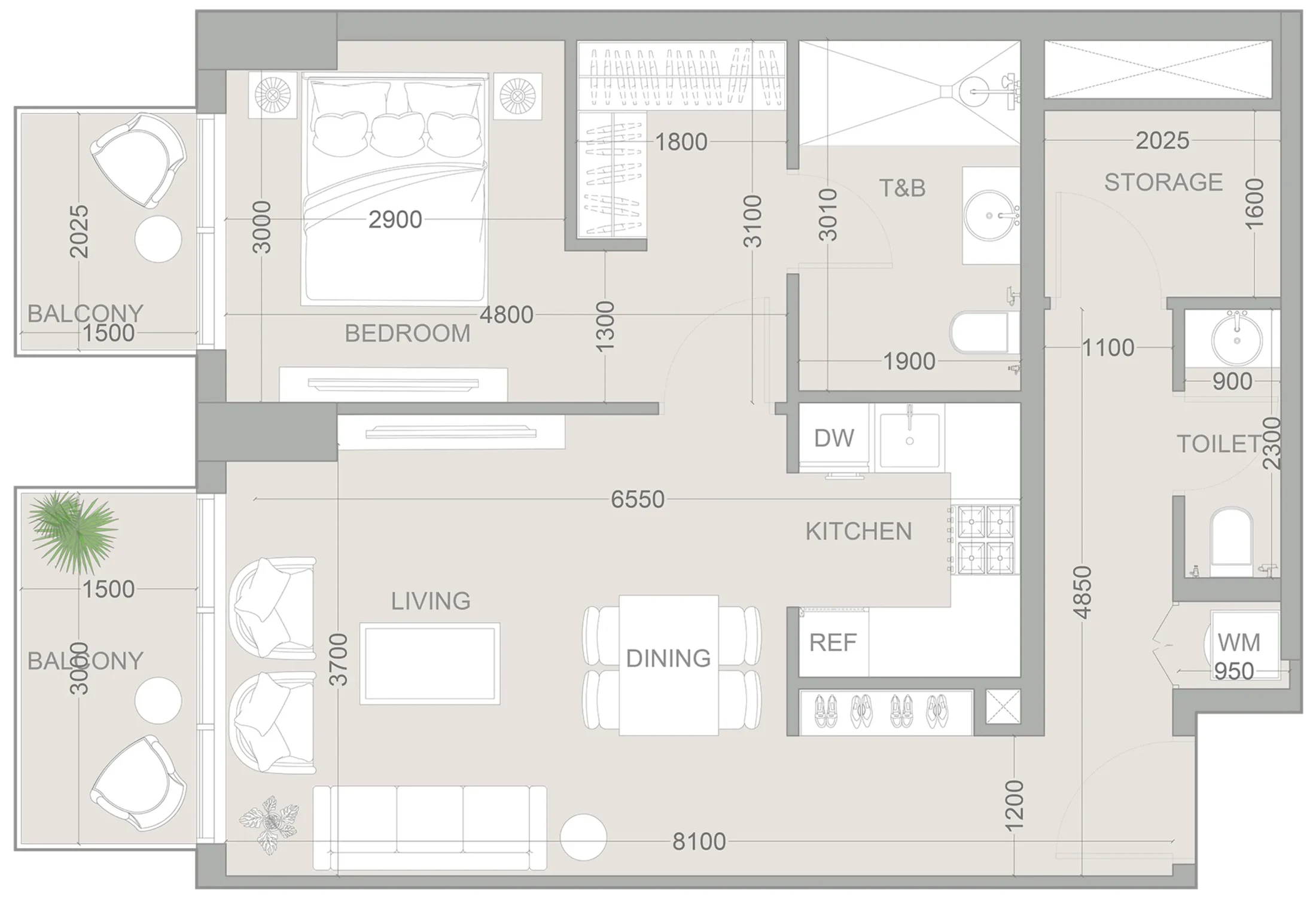 Object 1 1WOOD Residence 2 floor plan