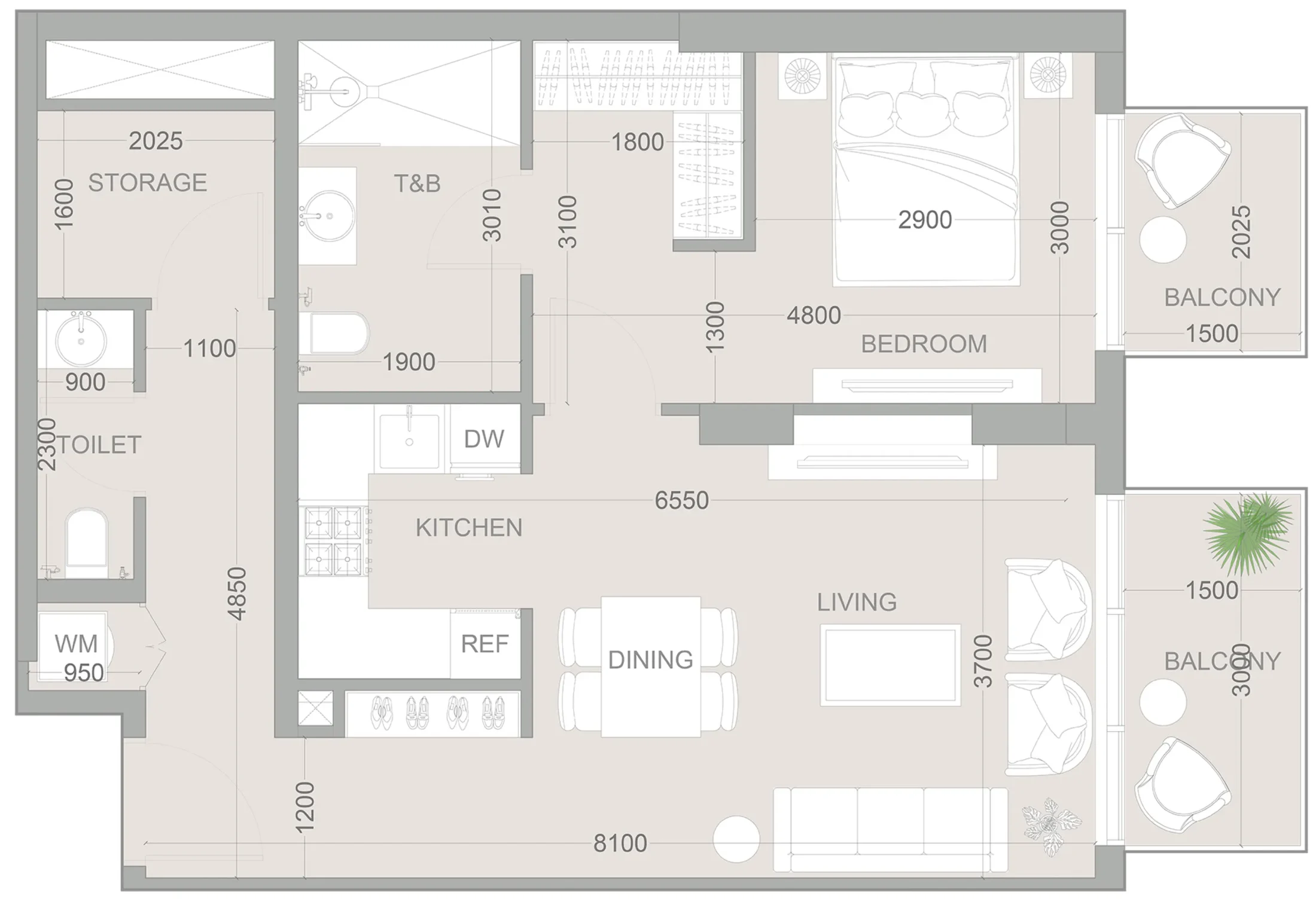 Object 1 1WOOD Residence 2 floor plan