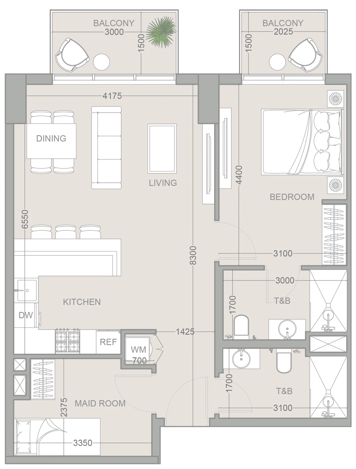 Object 1 1WOOD Residence 2 floor plan