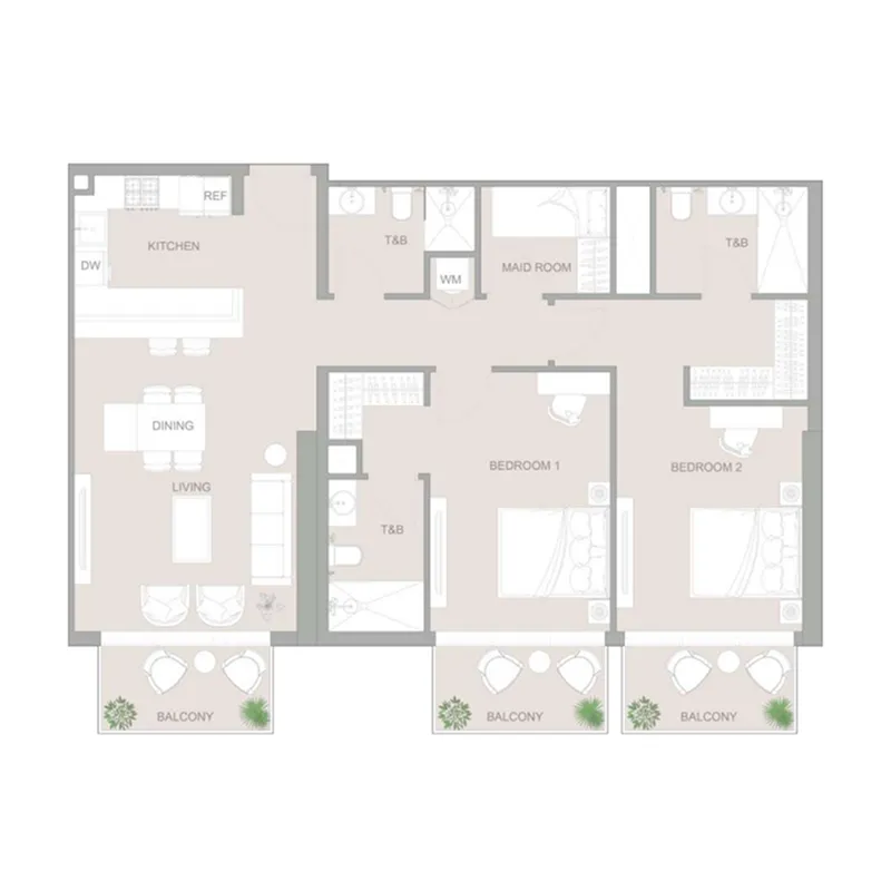Object 1 1WOOD Residence 2 floor plan
