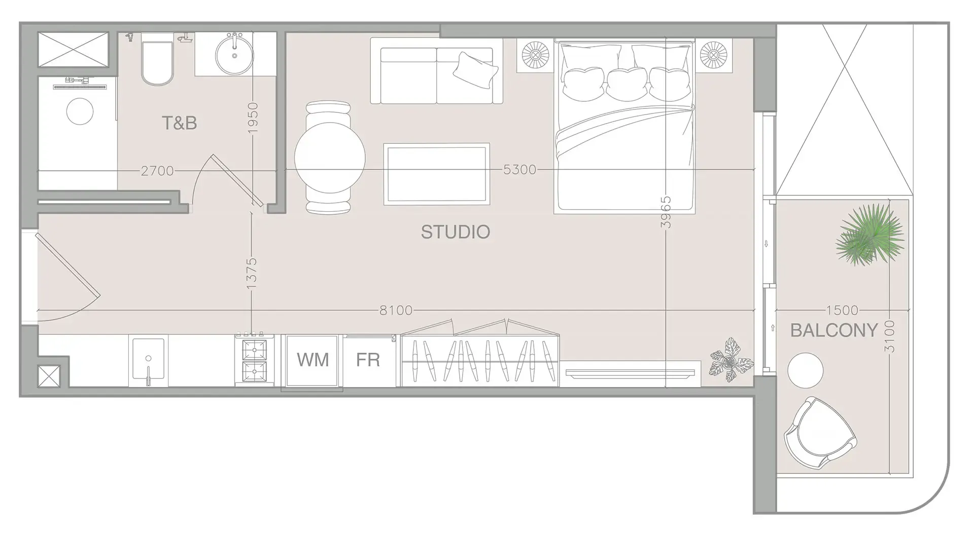 Object 1 1WOOD Residence 2 floor plan