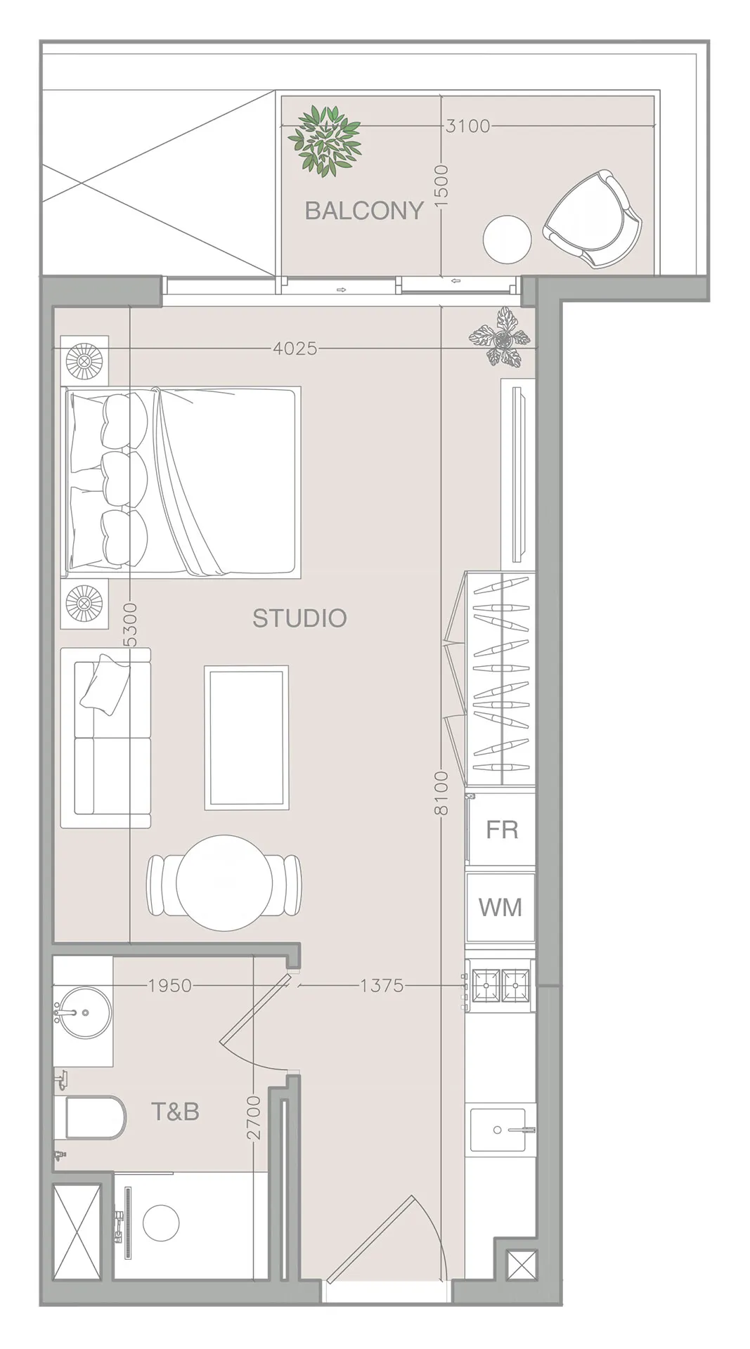 Object 1 1WOOD Residence 2 floor plan