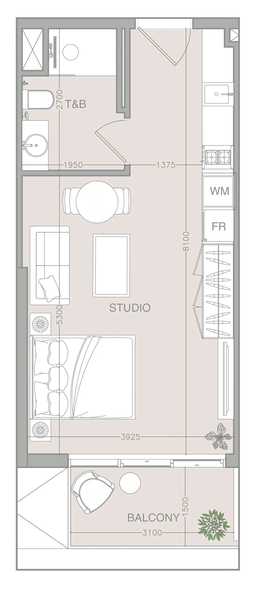 Object 1 1WOOD Residence 2 floor plan