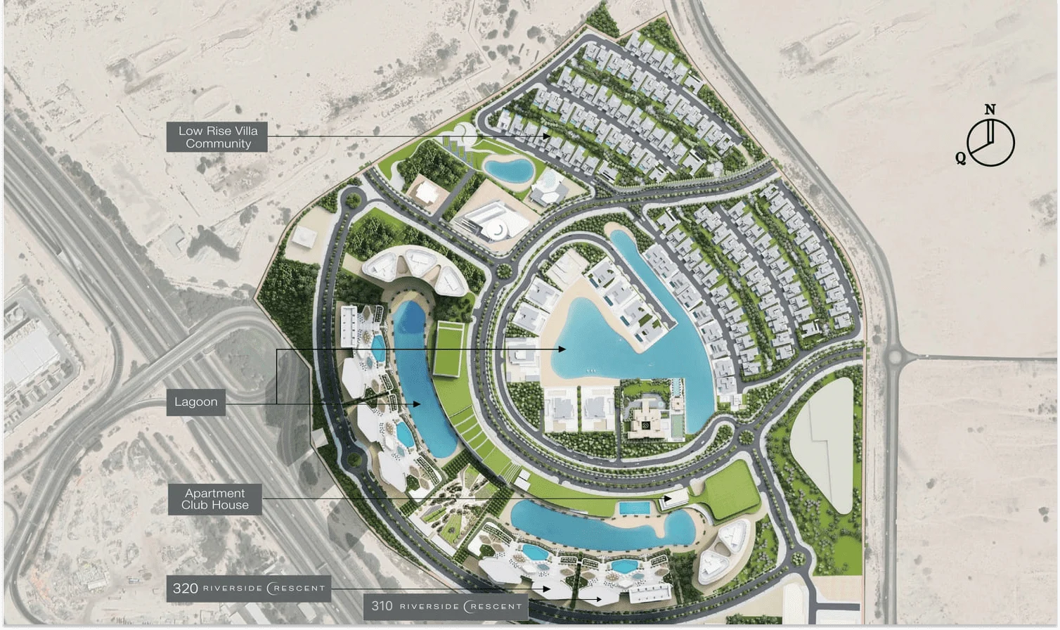 Sobha 310 Riverside Crescent master plan