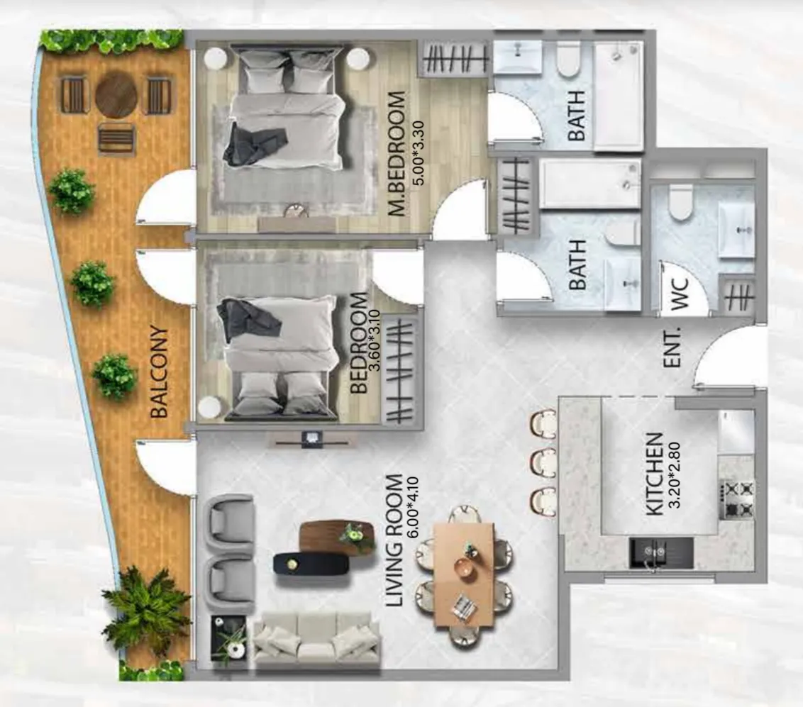 BAMX Development 311 Boulevard floor plan