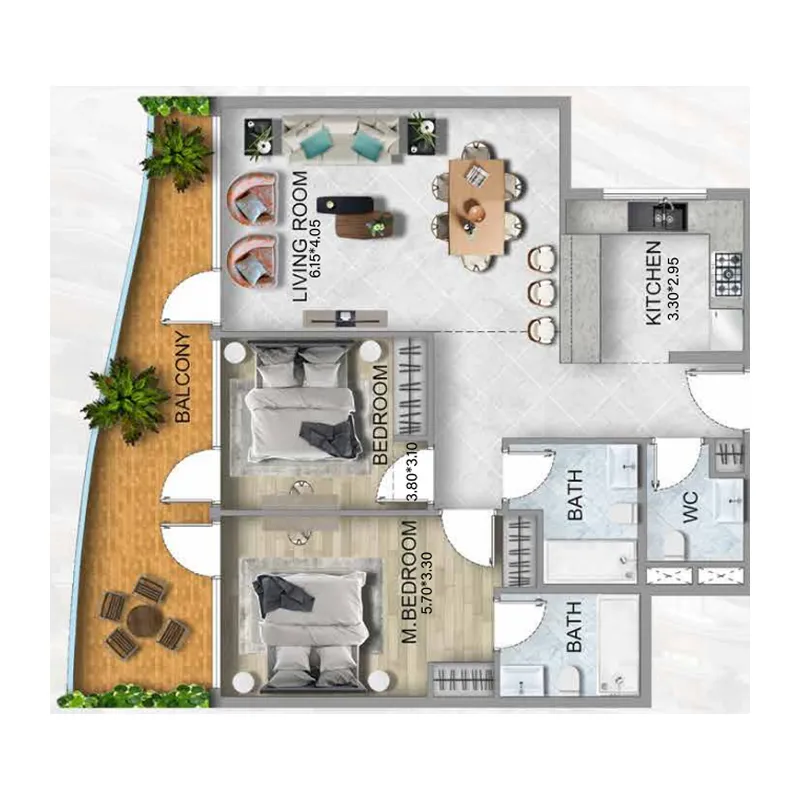 BAMX Development 311 Boulevard floor plan