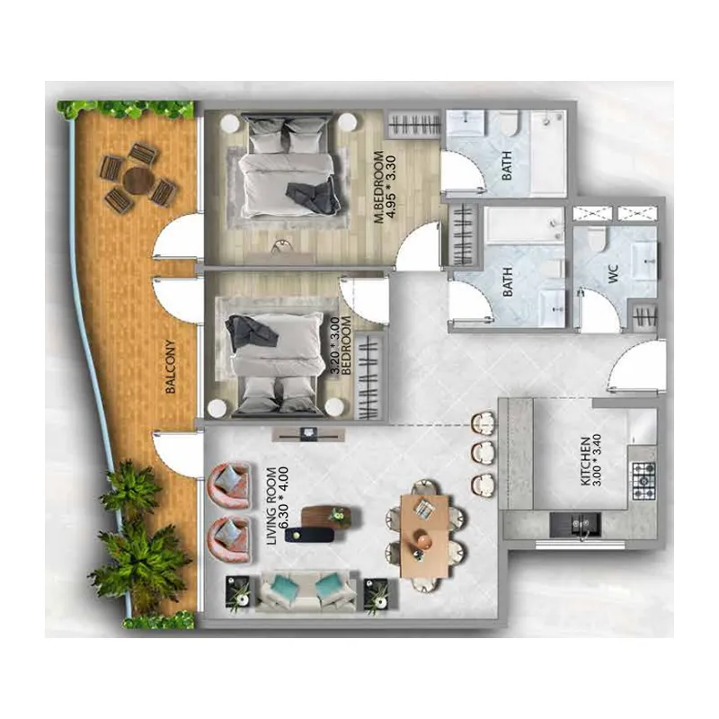 BAMX Development 311 Boulevard floor plan