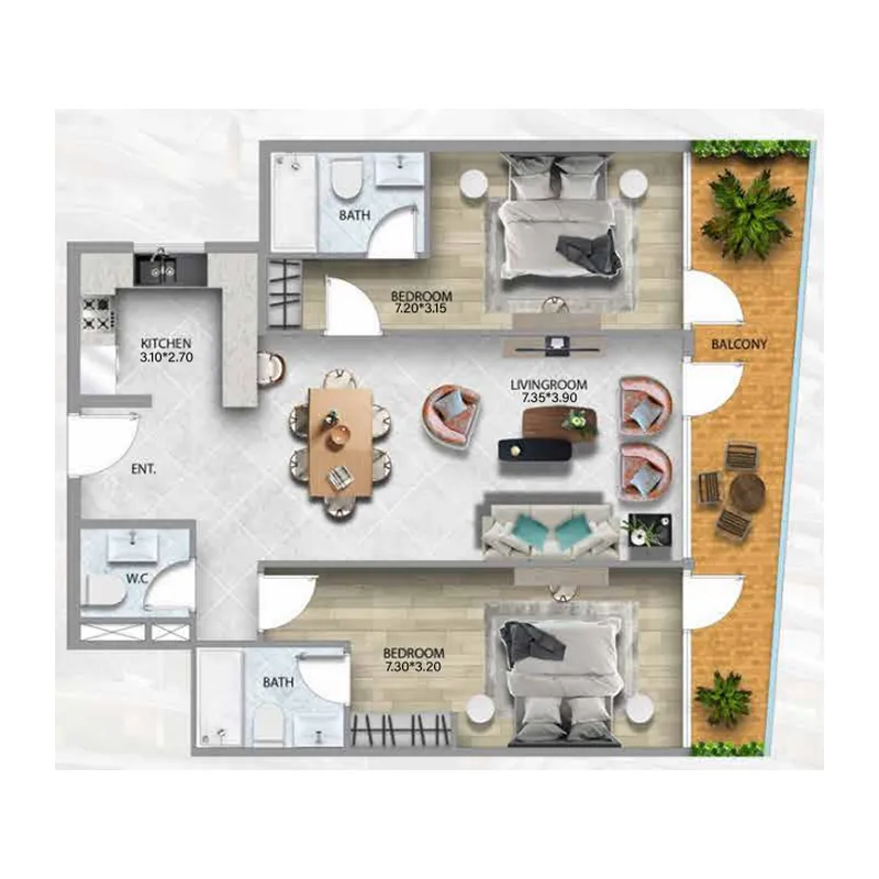 BAMX Development 311 Boulevard floor plan