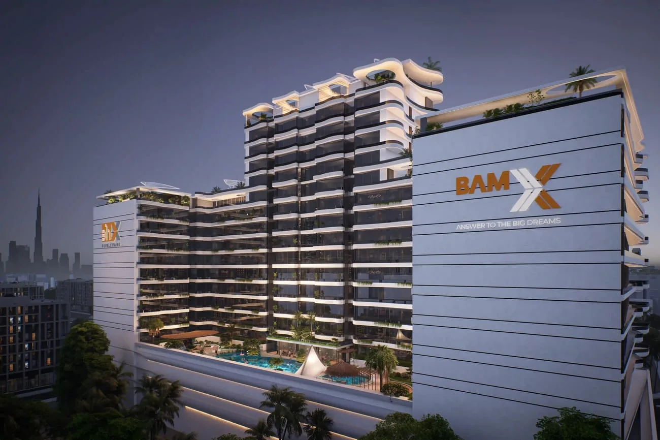 Exterior at 311 Boulevard in JVC (Jumeirah Village Circle) Dubai