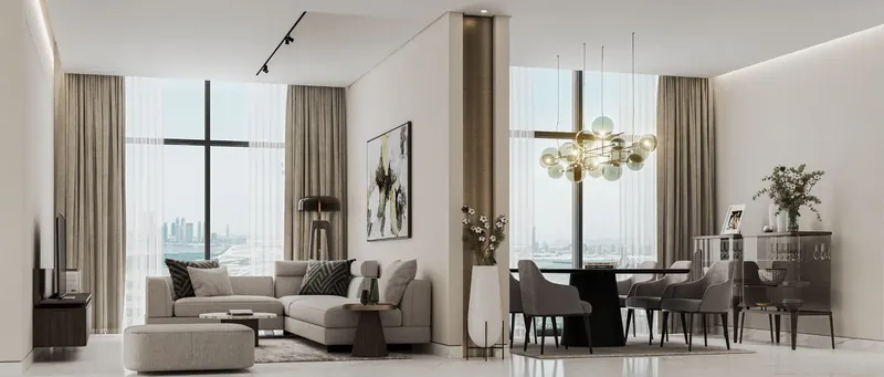 Interior at 330 Riverside Crescent in Sobha Hartland 2 Dubai