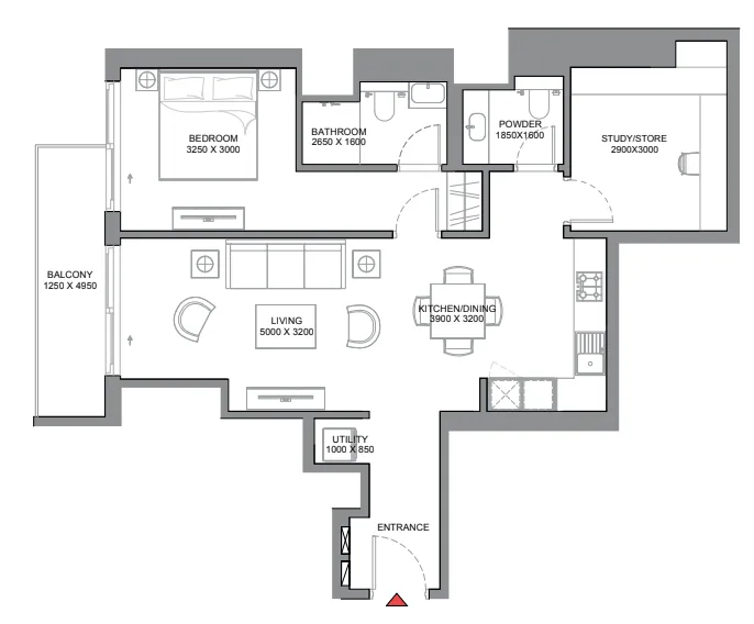 Sobha 340 Riverside Crescent floor plan