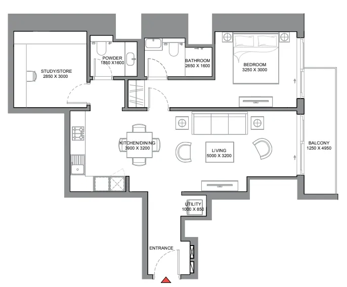 Sobha 340 Riverside Crescent floor plan