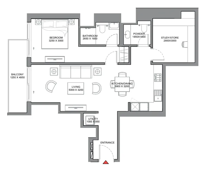 Sobha 340 Riverside Crescent floor plan
